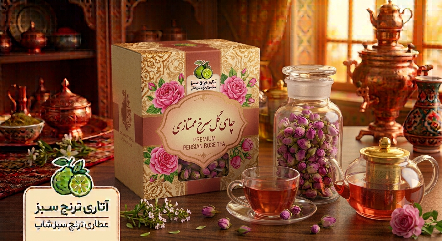چای گل سرخ ترنج سبز شاپ